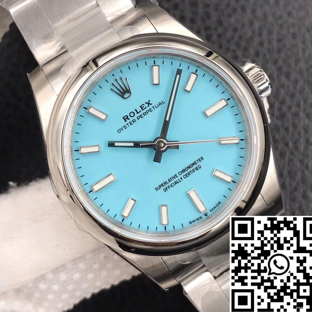Oyster Perpetual 31MM Rolex Factory M277200-0007 Dial Turquoise Blue EW 0515